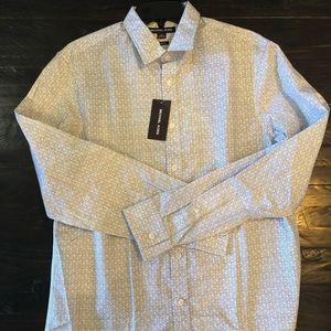 NWT Mens Michael Kors LS Classic Button Down